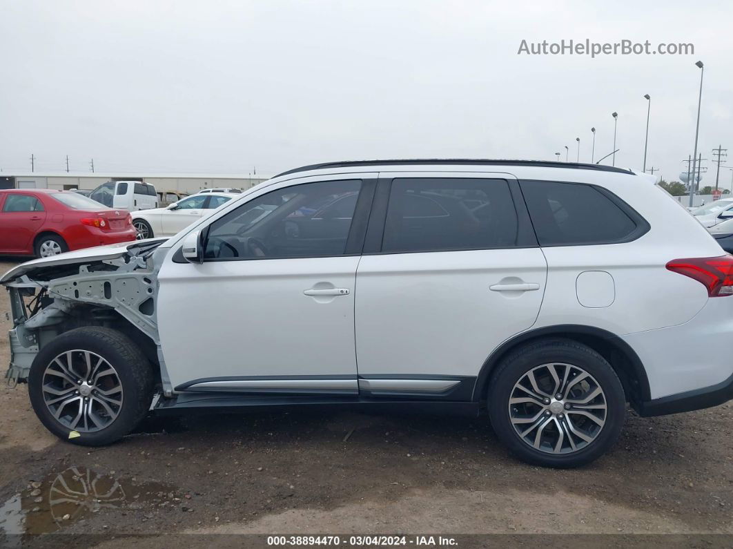 2016 Mitsubishi Outlander Sel White vin: JA4AD3A3XGZ052738