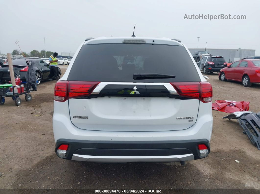 2016 Mitsubishi Outlander Sel White vin: JA4AD3A3XGZ052738