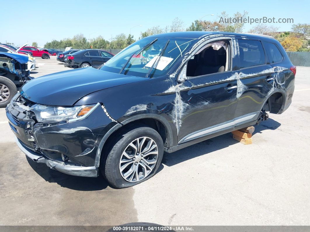 2017 Mitsubishi Outlander Se/sel Черный vin: JA4AD3A3XHZ007834