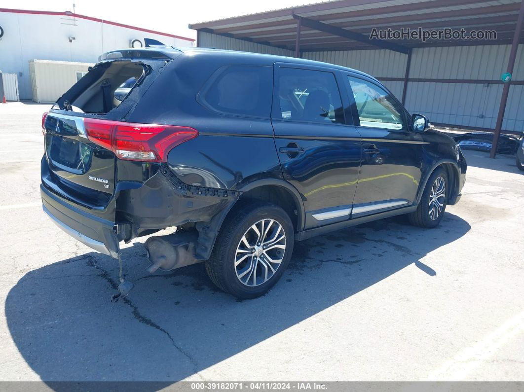 2017 Mitsubishi Outlander Se/sel Черный vin: JA4AD3A3XHZ007834