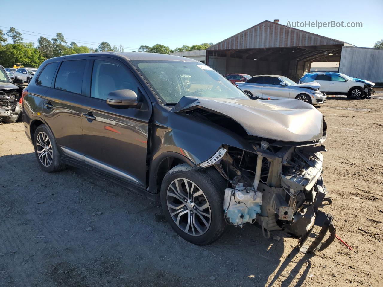 2017 Mitsubishi Outlander Se Charcoal vin: JA4AD3A3XHZ029364