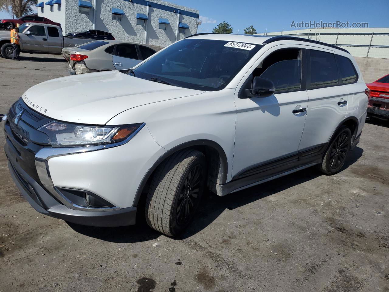 2020 Mitsubishi Outlander Se White vin: JA4AD3A3XLZ008944