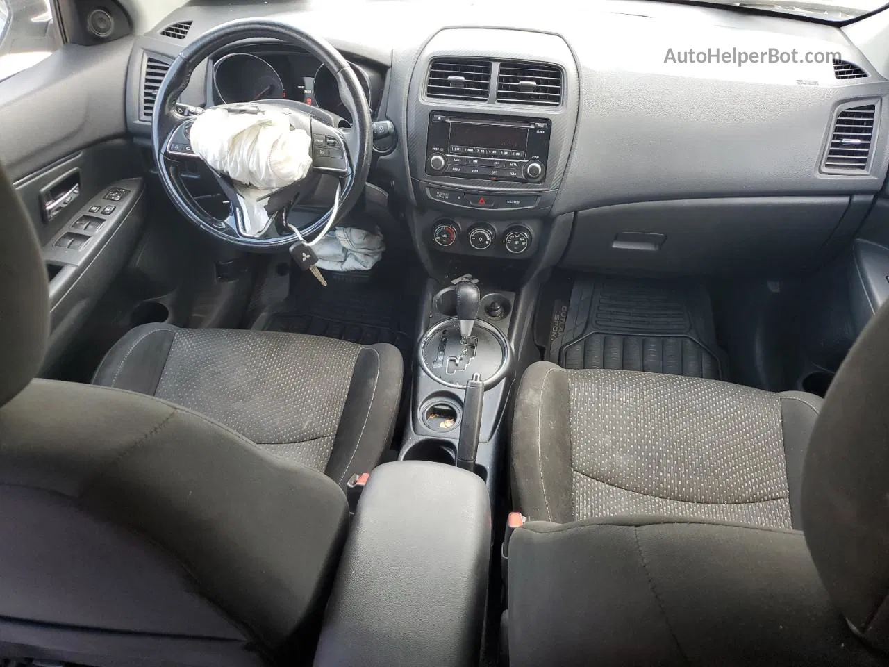 2016 Mitsubishi Outlander Sport Es Серебряный vin: JA4AP3AU0GZ029274