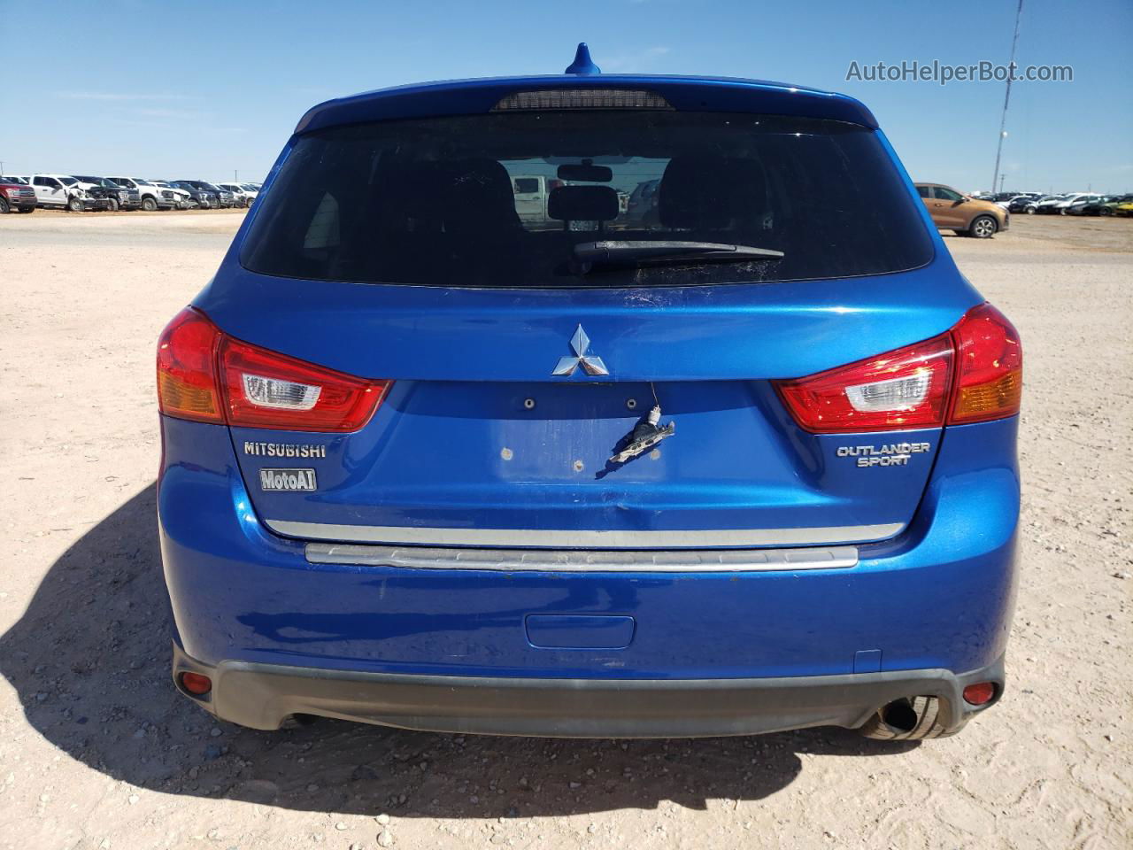 2017 Mitsubishi Outlander Sport Es Blue vin: JA4AP3AU0HZ003114