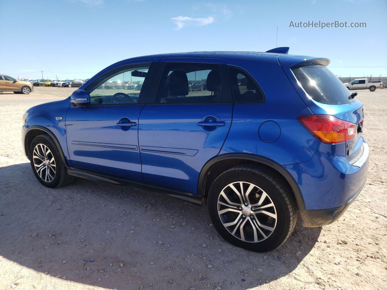 2017 Mitsubishi Outlander Sport Es Blue vin: JA4AP3AU0HZ003114