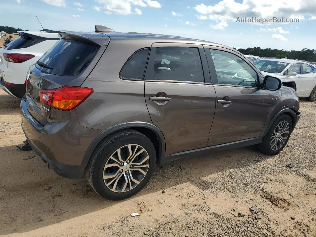 2017 Mitsubishi Outlander Sport Es Brown vin: JA4AP3AU0HZ006837