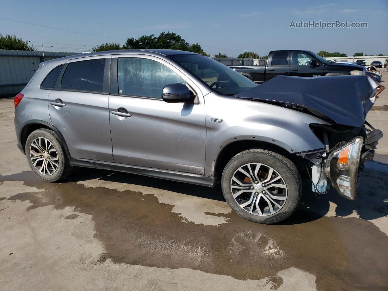 2017 Mitsubishi Outlander Sport Es Gray vin: JA4AP3AU0HZ017384