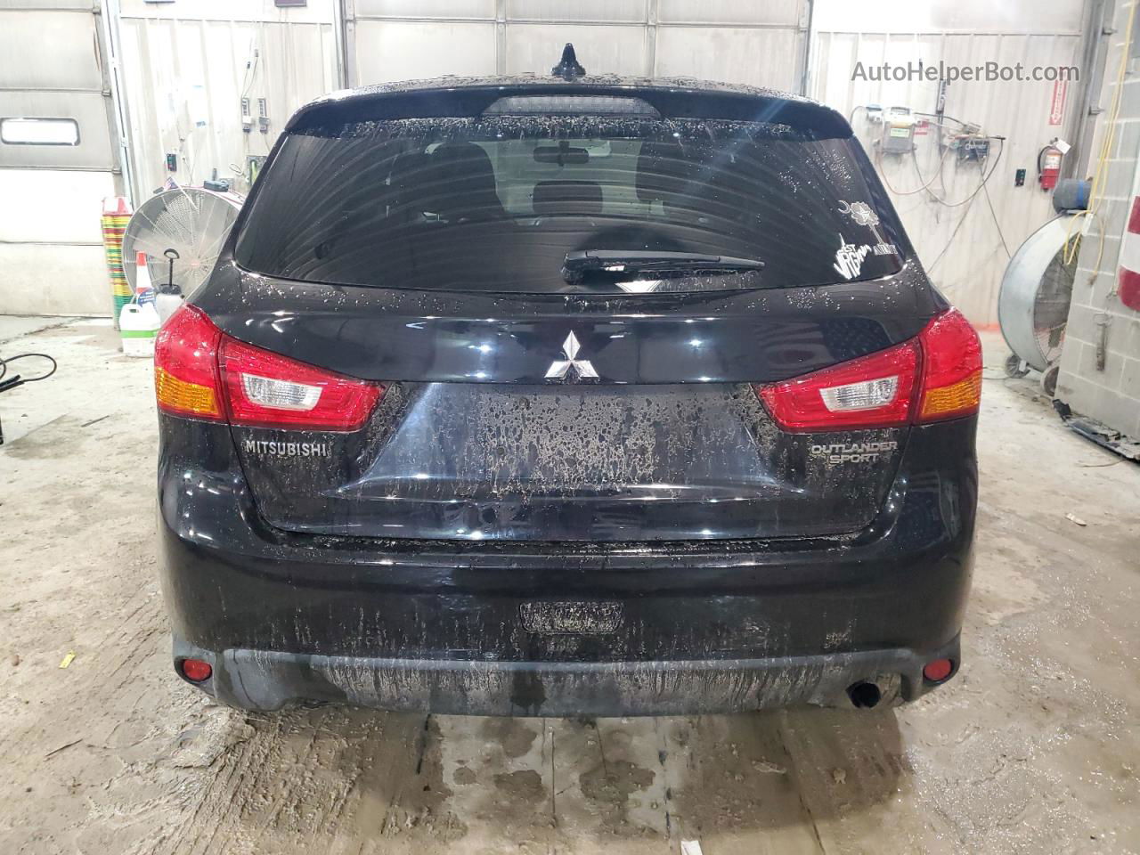 2017 Mitsubishi Outlander Sport Es Black vin: JA4AP3AU0HZ030331