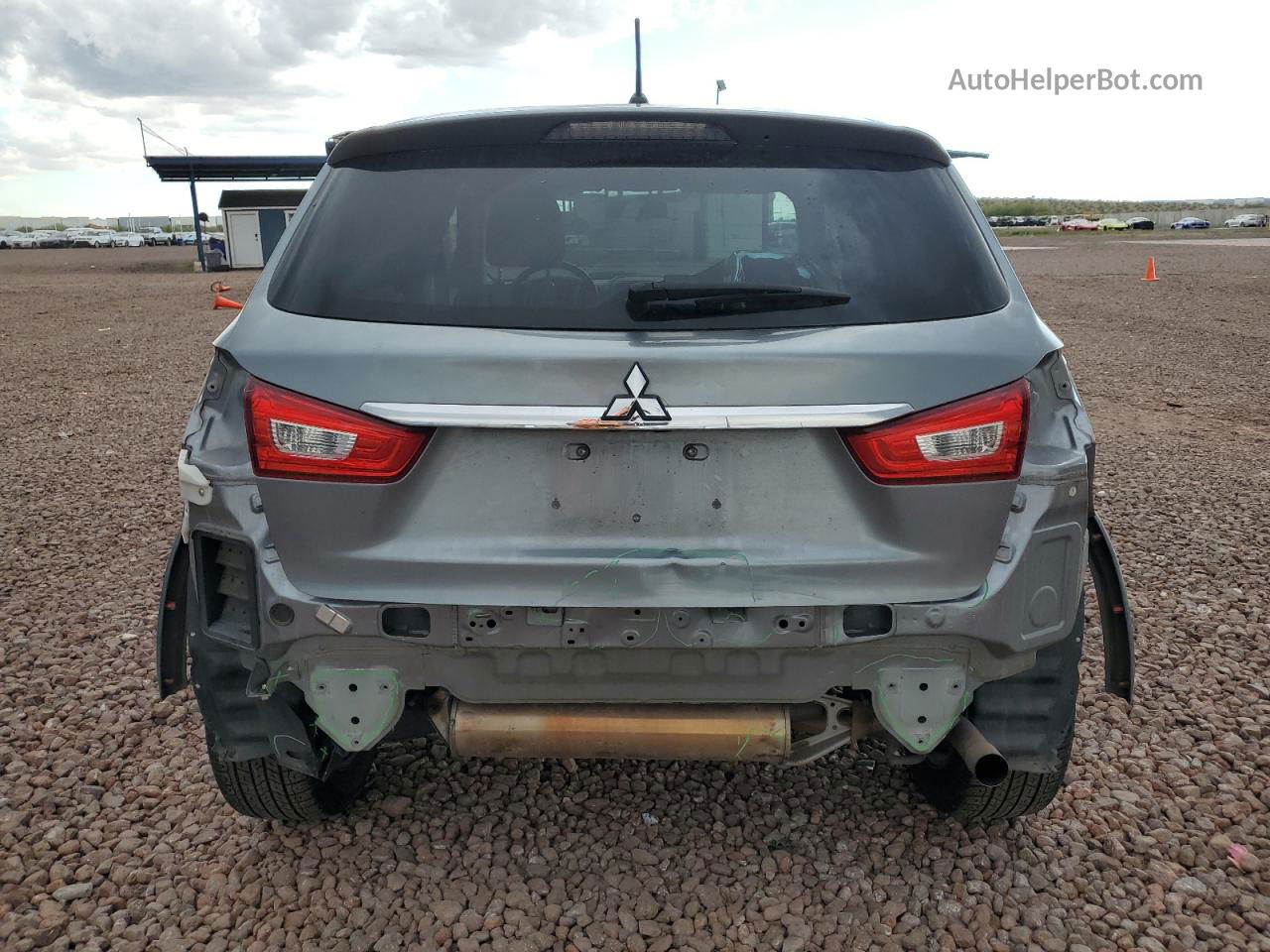 2016 Mitsubishi Outlander Sport Es Серый vin: JA4AP3AU1GZ049386