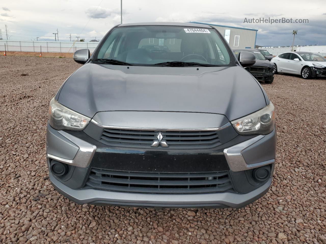 2016 Mitsubishi Outlander Sport Es Gray vin: JA4AP3AU1GZ049386