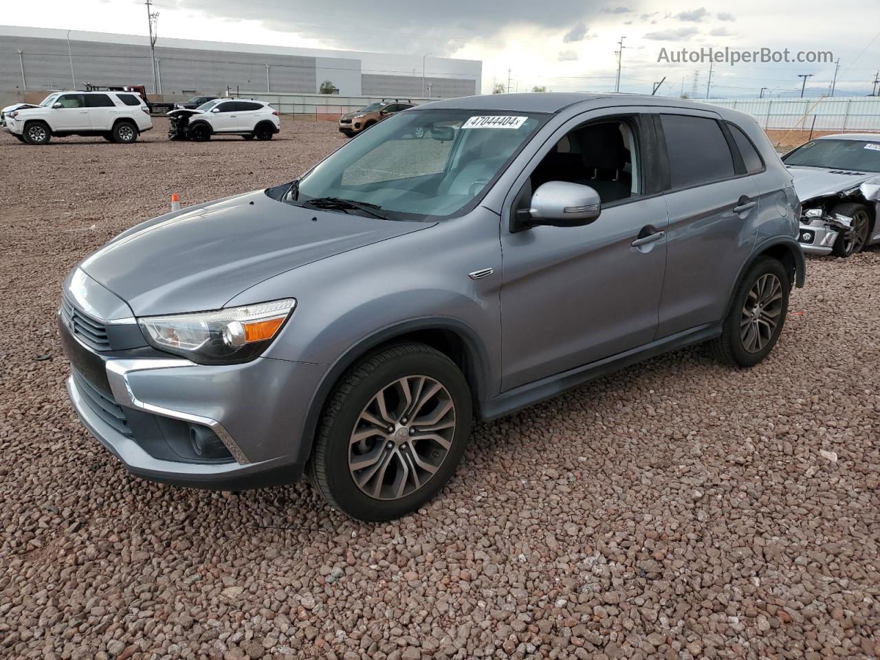 2016 Mitsubishi Outlander Sport Es Gray vin: JA4AP3AU1GZ049386