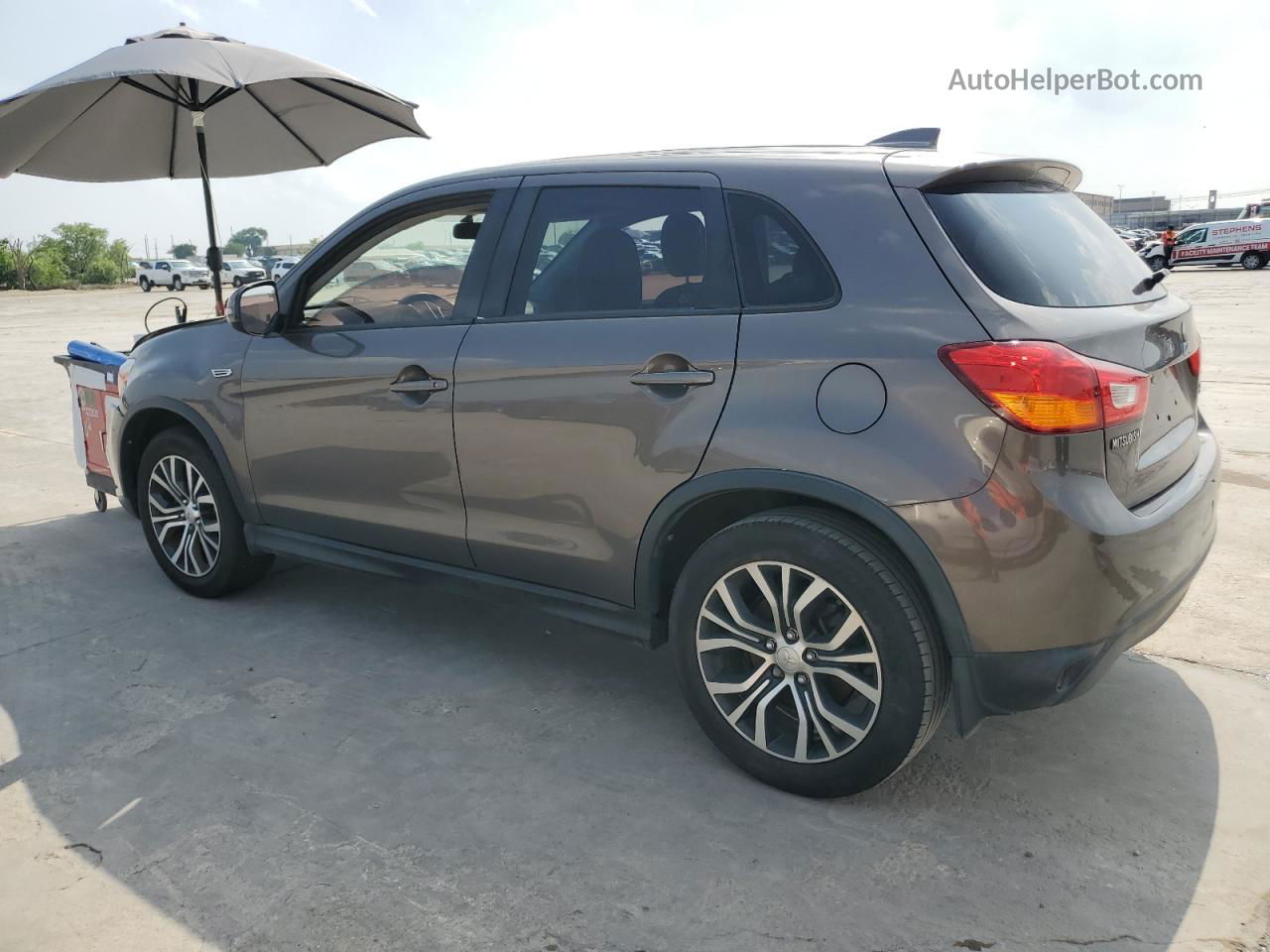 2017 Mitsubishi Outlander Sport Es Brown vin: JA4AP3AU1HZ013926