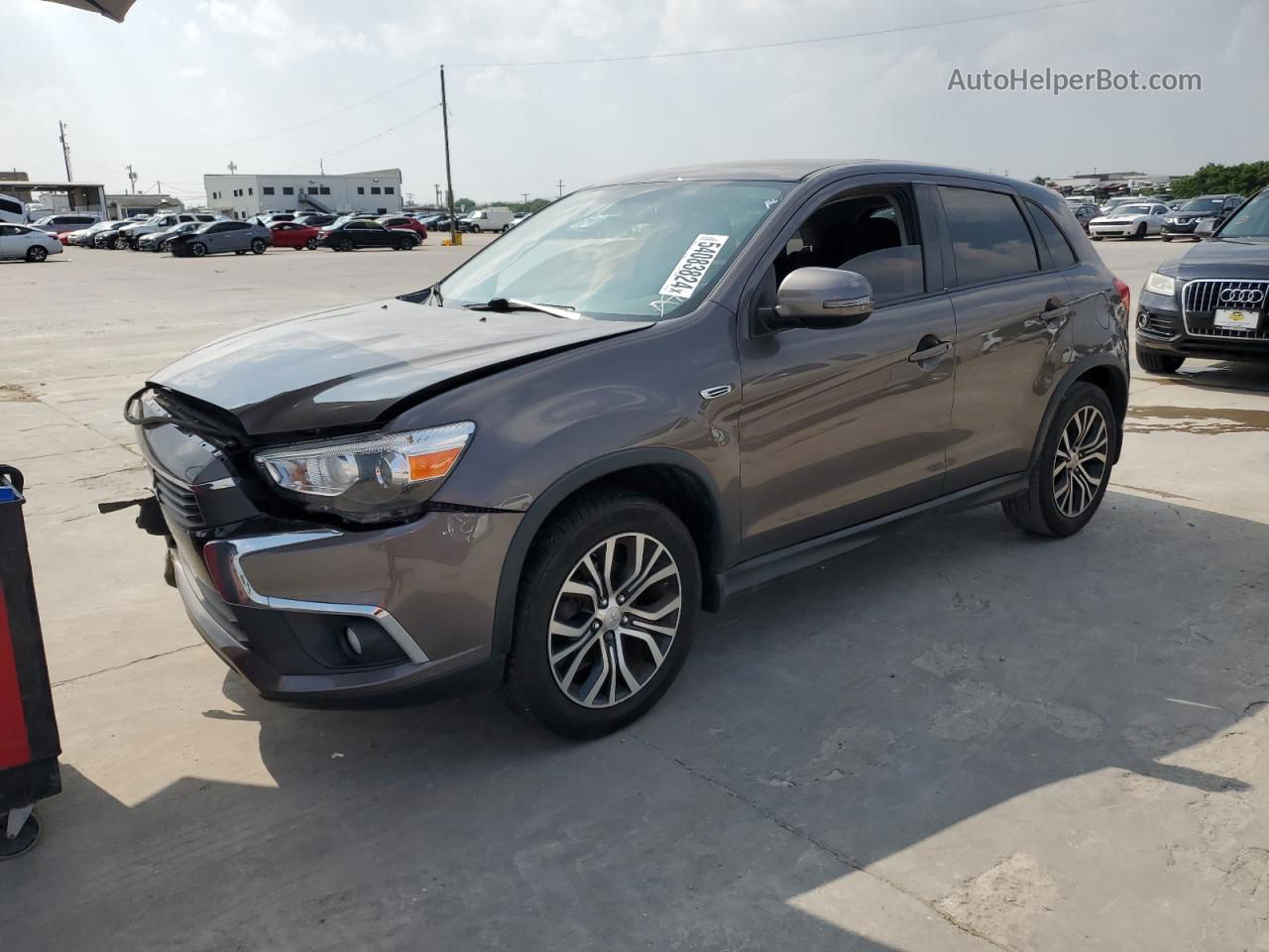 2017 Mitsubishi Outlander Sport Es Brown vin: JA4AP3AU1HZ013926