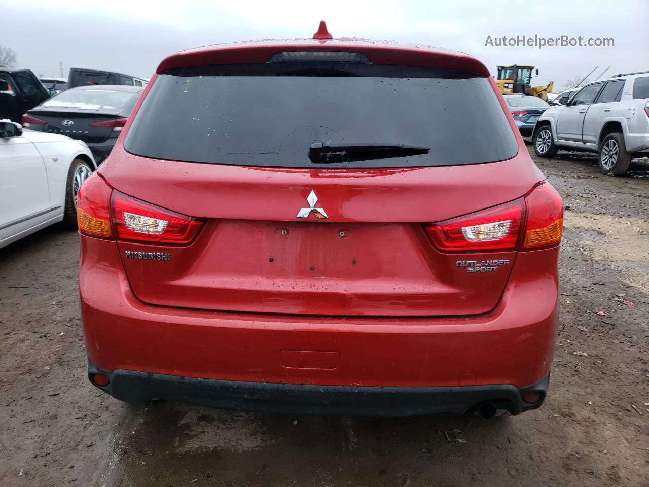 2017 Mitsubishi Outlander Sport Es Red vin: JA4AP3AU1HZ023159