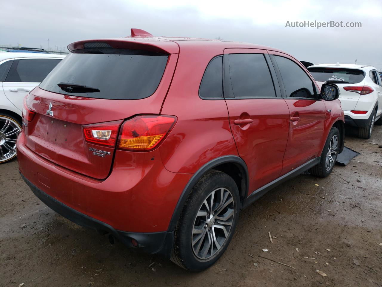 2017 Mitsubishi Outlander Sport Es Red vin: JA4AP3AU1HZ023159