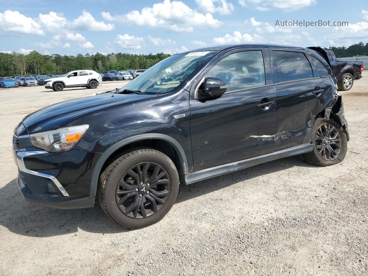 2017 Mitsubishi Outlander Sport Es Black vin: JA4AP3AU1HZ040754