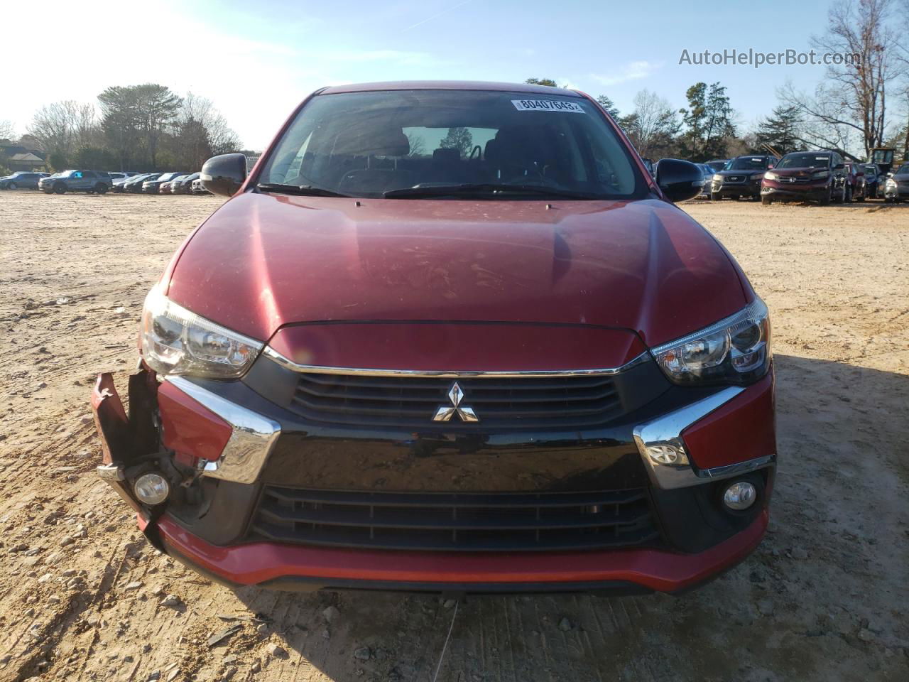 2017 Mitsubishi Outlander Sport Es Red vin: JA4AP3AU1HZ058767