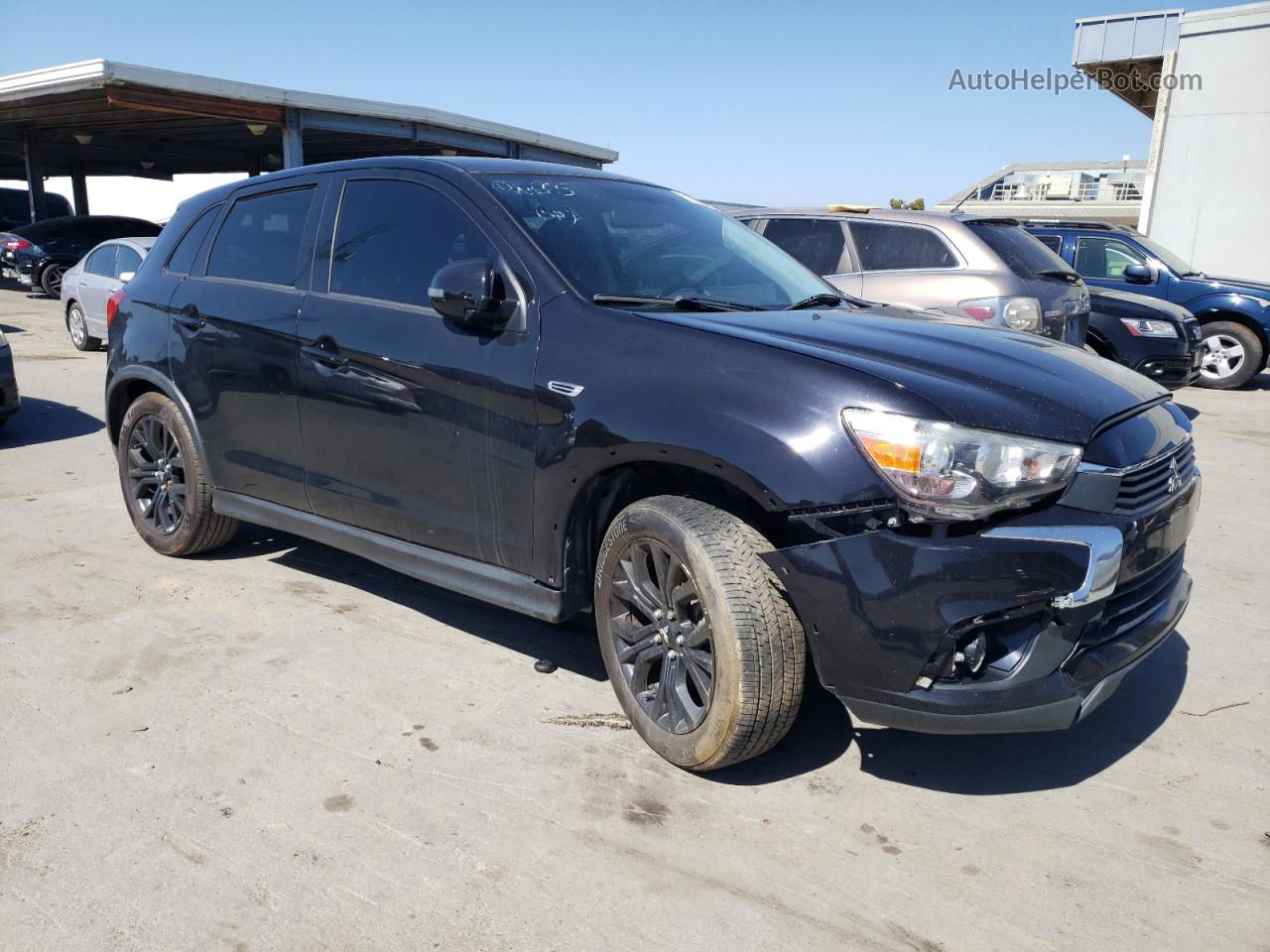 2017 Mitsubishi Outlander Sport Es Black vin: JA4AP3AU1HZ069266