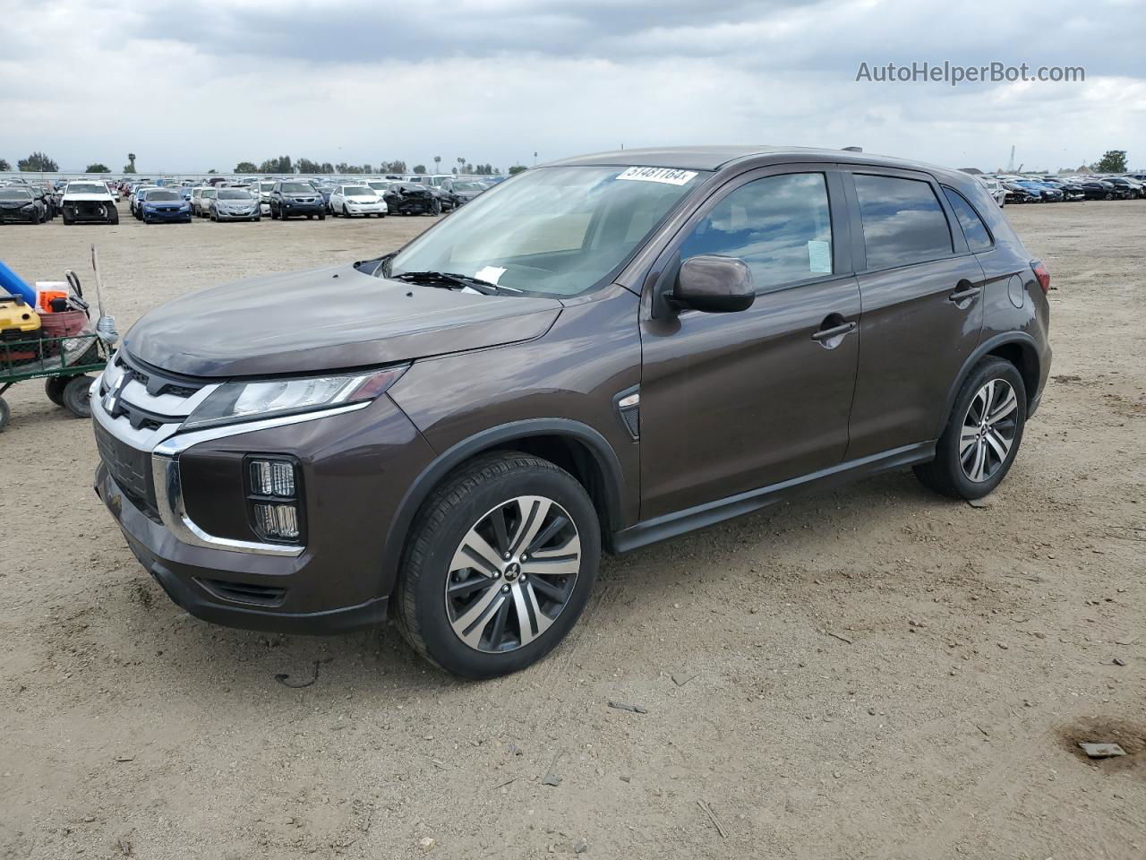 2020 Mitsubishi Outlander Sport Es Brown vin: JA4AP3AU1LU010157