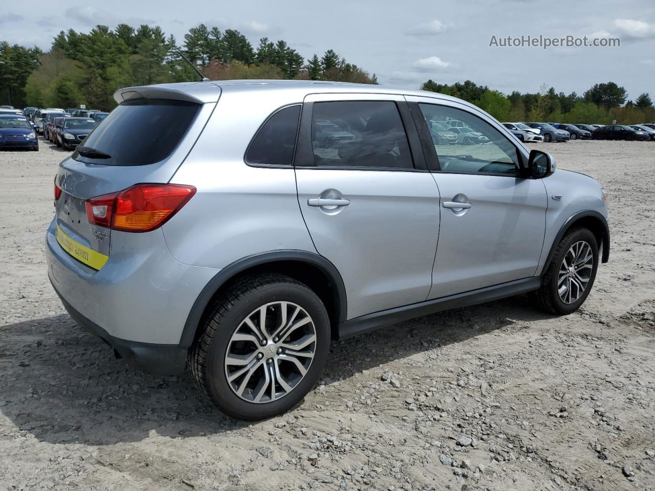 2016 Mitsubishi Outlander Sport Es Silver vin: JA4AP3AU2GZ040857