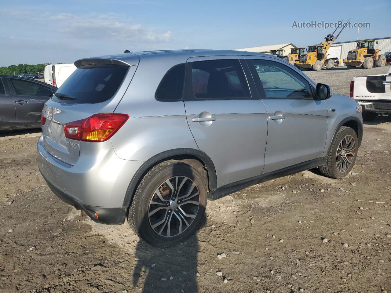 2016 Mitsubishi Outlander Sport Es Silver vin: JA4AP3AU2GZ052930