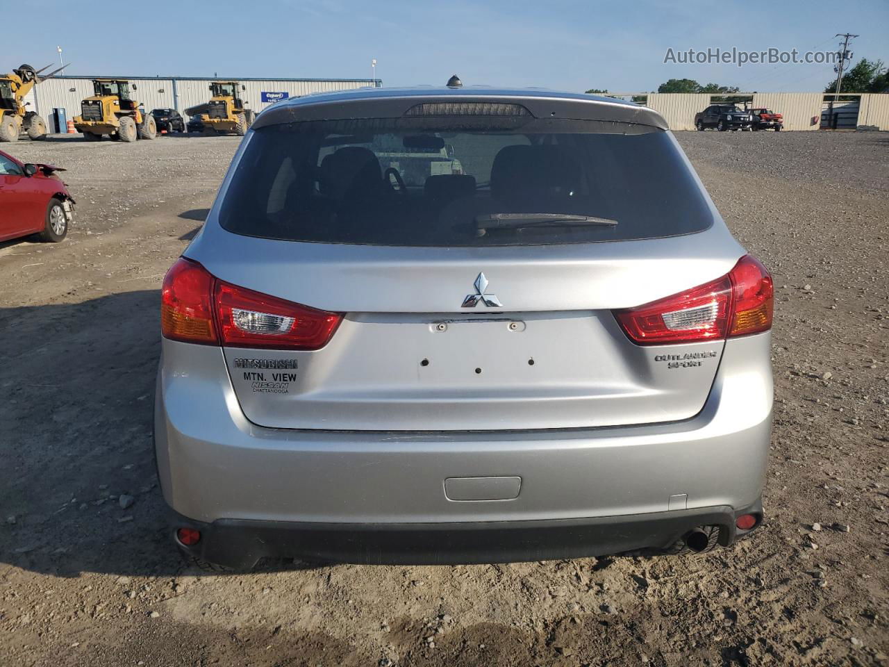 2016 Mitsubishi Outlander Sport Es Silver vin: JA4AP3AU2GZ052930