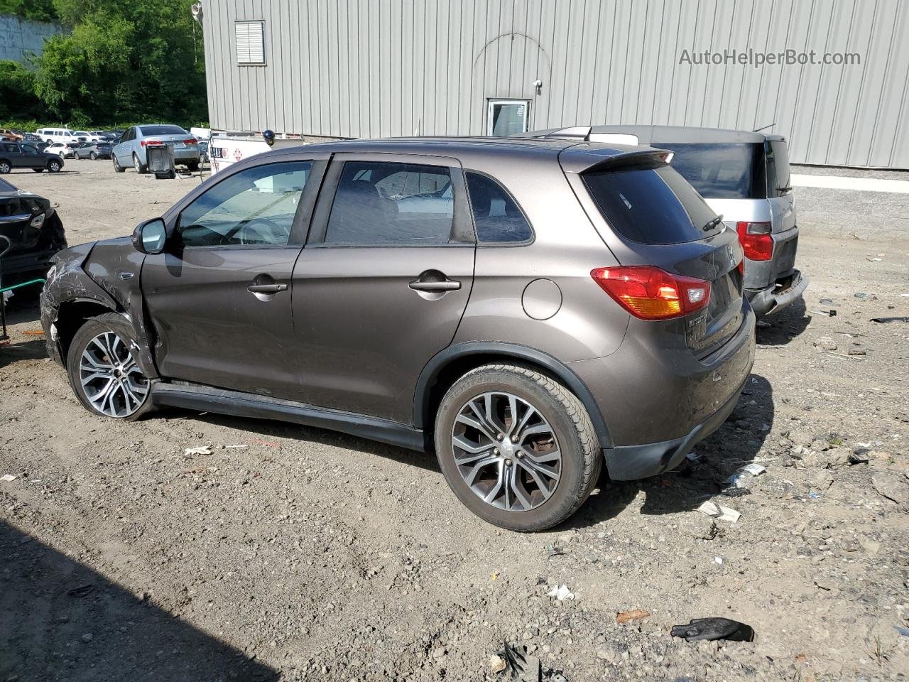 2017 Mitsubishi Outlander Sport Es Gray vin: JA4AP3AU2HZ022604