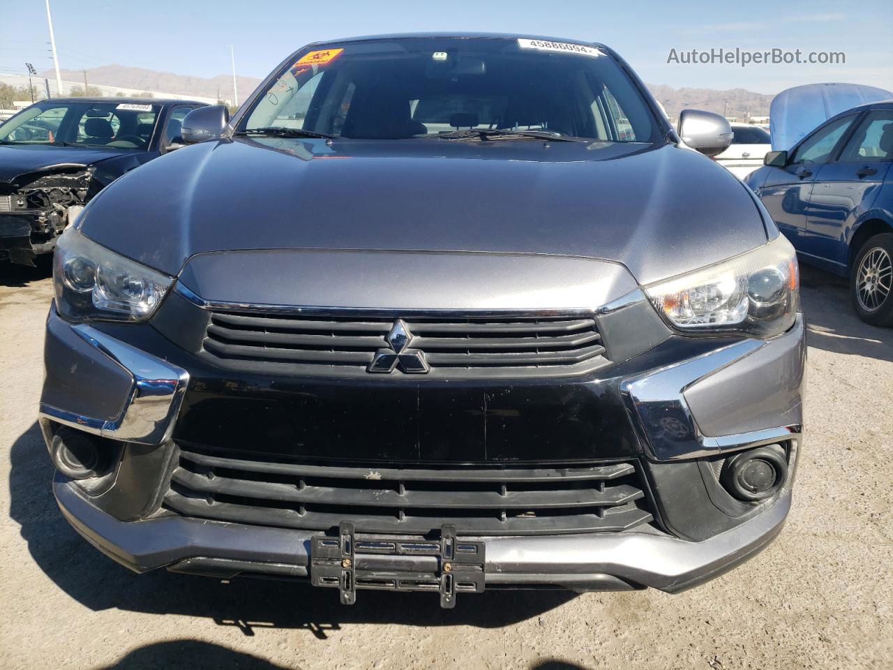 2017 Mitsubishi Outlander Sport Es Gray vin: JA4AP3AU2HZ062164