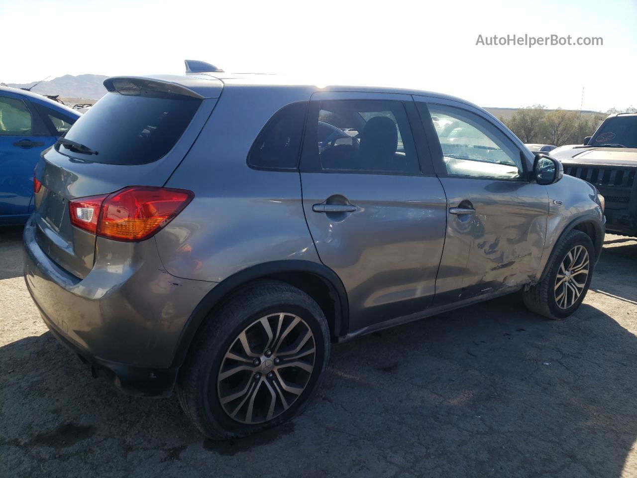 2017 Mitsubishi Outlander Sport Es Gray vin: JA4AP3AU2HZ062164