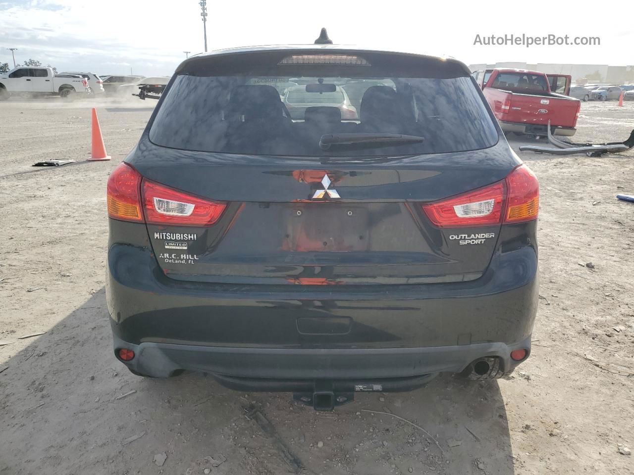 2017 Mitsubishi Outlander Sport Es Black vin: JA4AP3AU2HZ068241