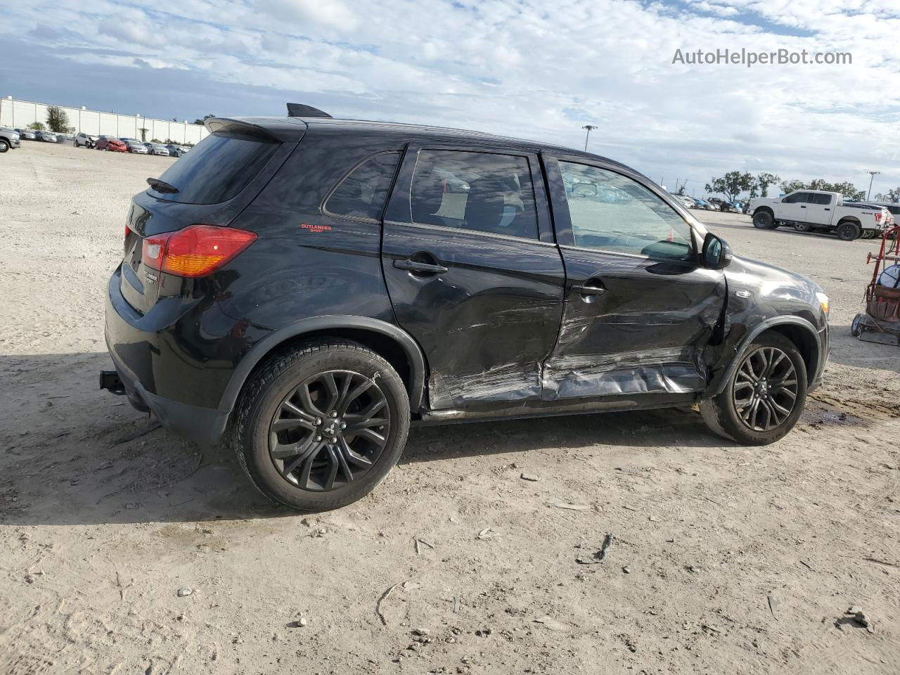 2017 Mitsubishi Outlander Sport Es Black vin: JA4AP3AU2HZ068241