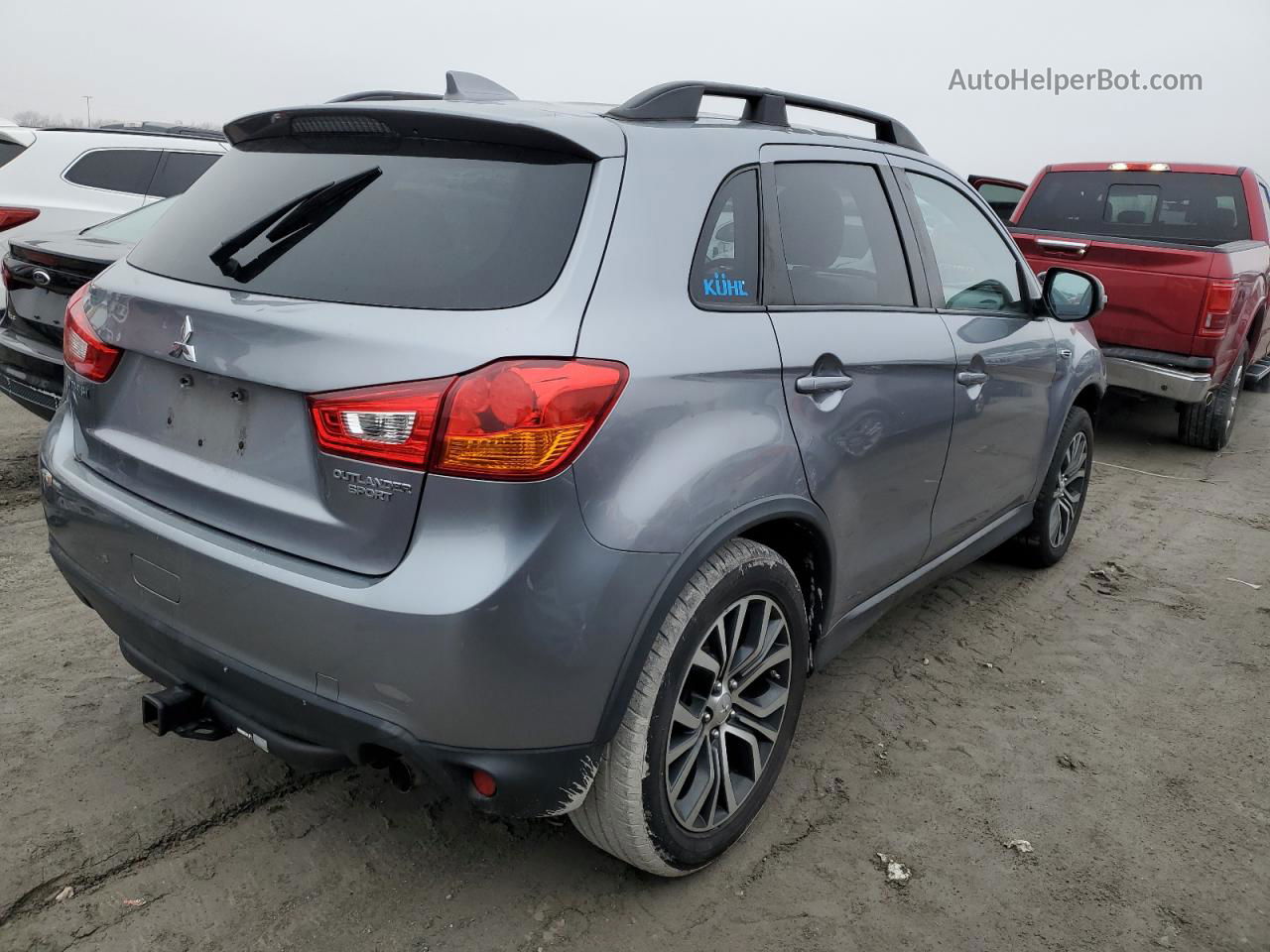 2017 Mitsubishi Outlander Sport Es Gray vin: JA4AP3AU3HZ010087