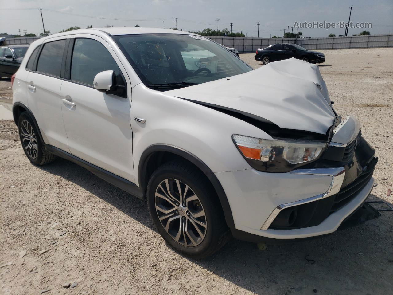 2017 Mitsubishi Outlander Sport Es White vin: JA4AP3AU3HZ019887