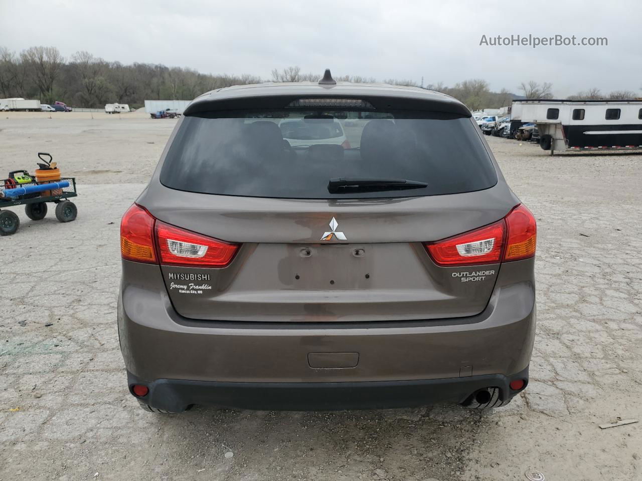 2017 Mitsubishi Outlander Sport Es Серый vin: JA4AP3AU3HZ042957