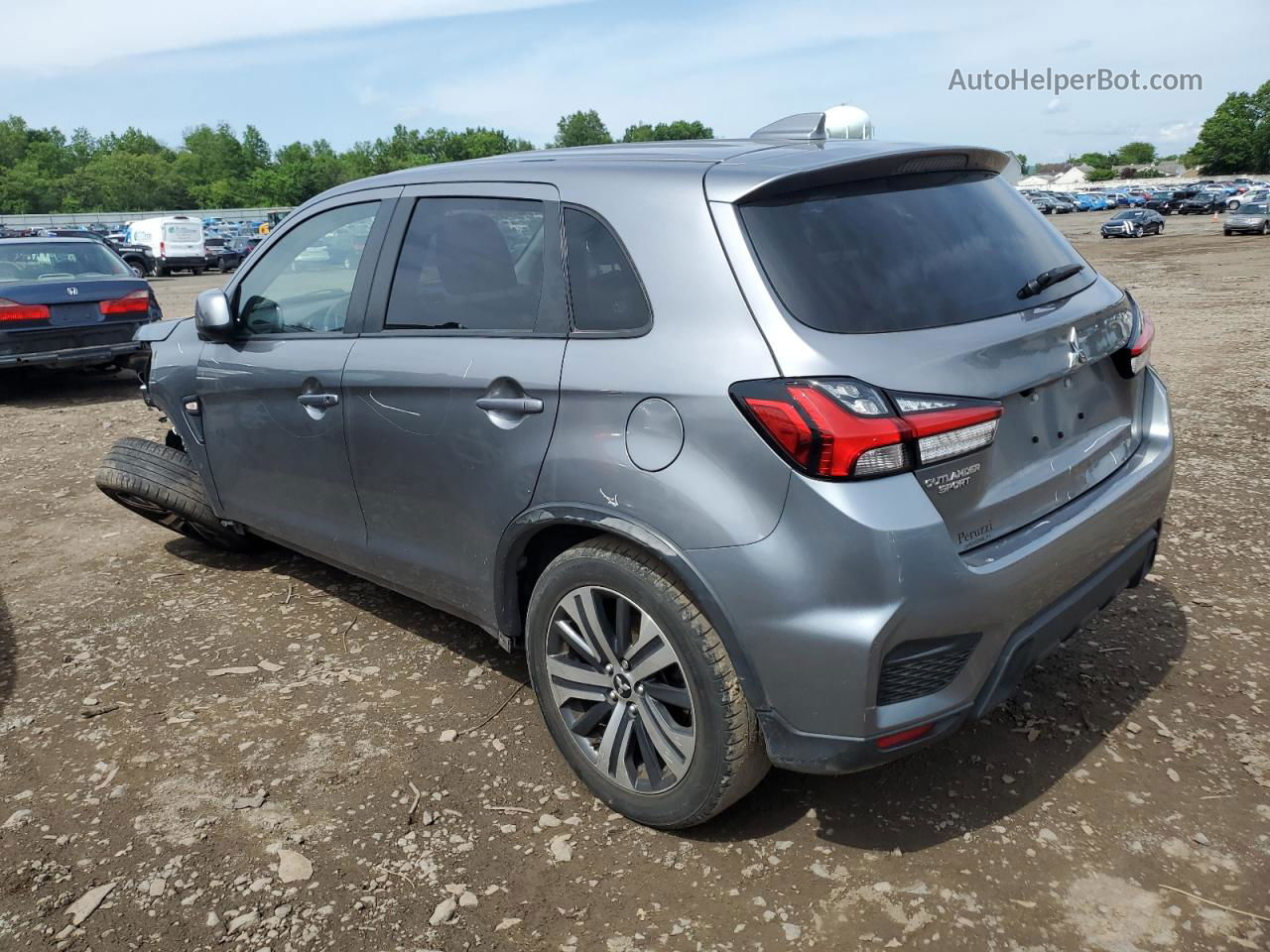 2020 Mitsubishi Outlander Sport Es Серый vin: JA4AP3AU3LU004537