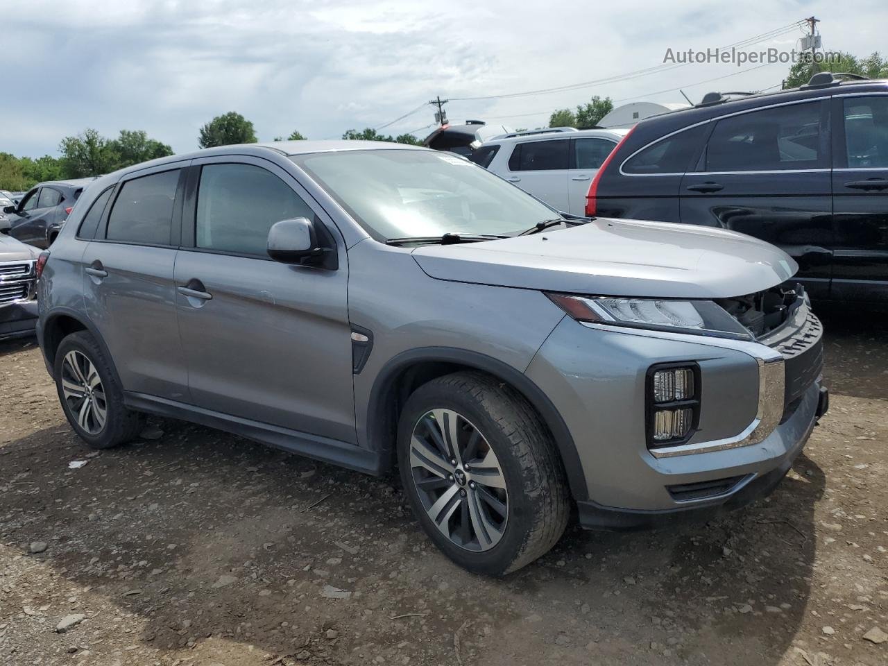 2020 Mitsubishi Outlander Sport Es Серый vin: JA4AP3AU3LU004537