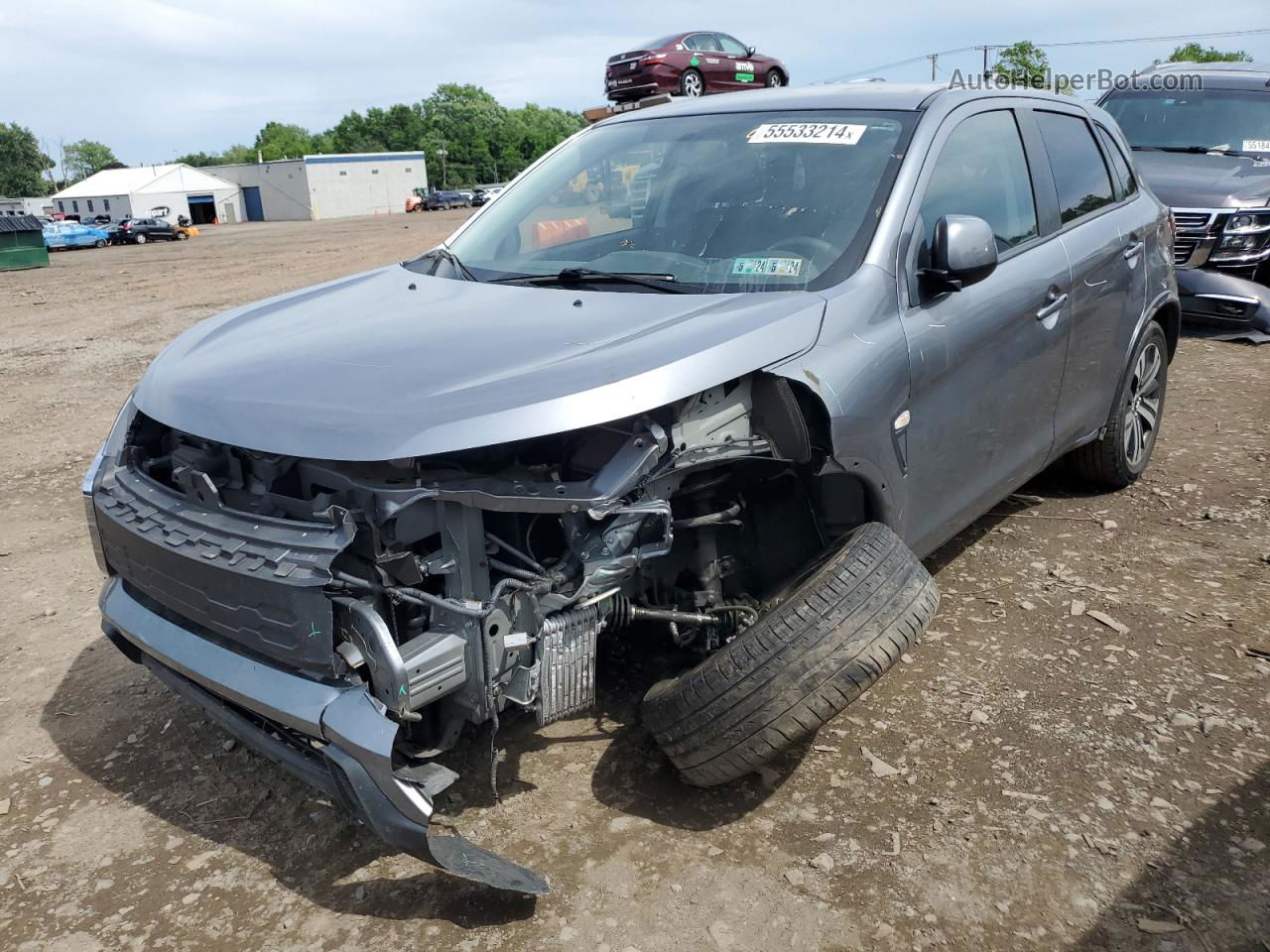 2020 Mitsubishi Outlander Sport Es Серый vin: JA4AP3AU3LU004537