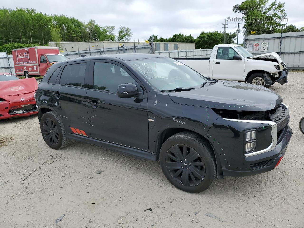 2020 Mitsubishi Outlander Sport Es Black vin: JA4AP3AU3LU027154