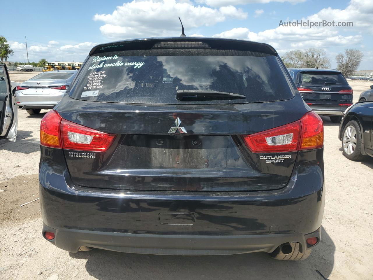 2016 Mitsubishi Outlander Sport Es Black vin: JA4AP3AU4GZ057188