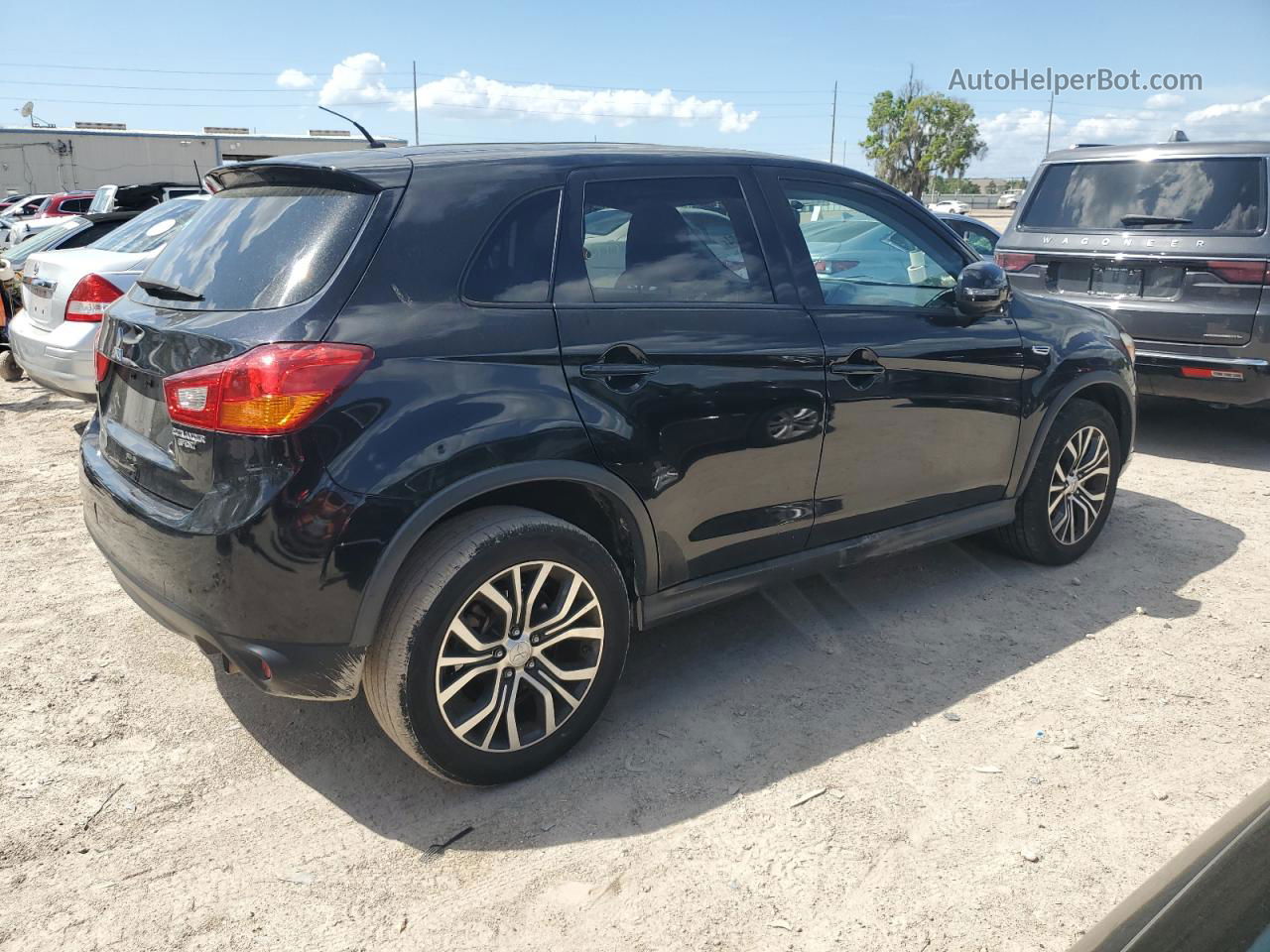 2016 Mitsubishi Outlander Sport Es Black vin: JA4AP3AU4GZ057188