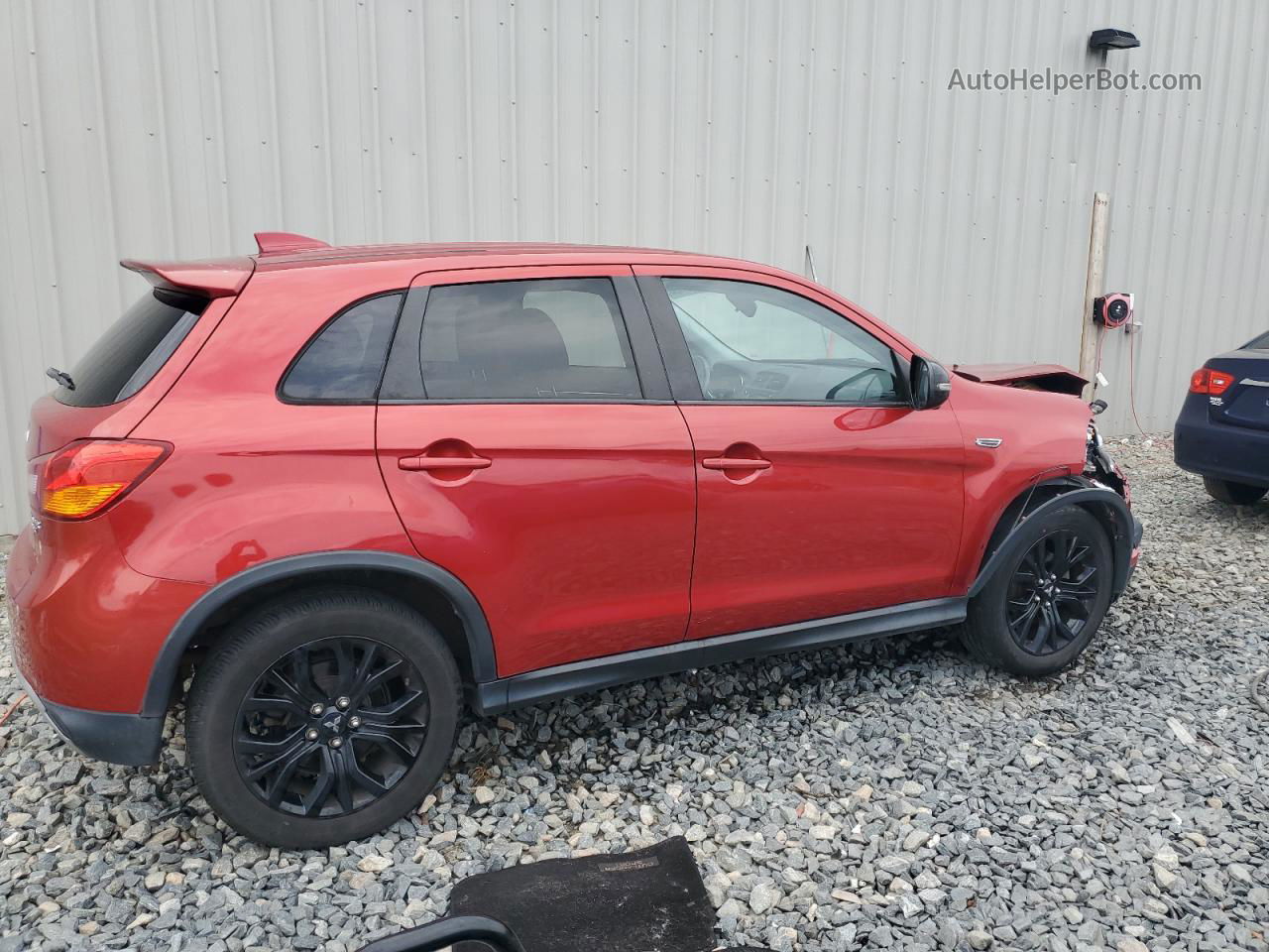 2017 Mitsubishi Outlander Sport Es Maroon vin: JA4AP3AU4HZ049724