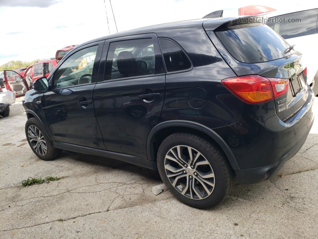 2017 Mitsubishi Outlander Sport Es Black vin: JA4AP3AU4HZ070413