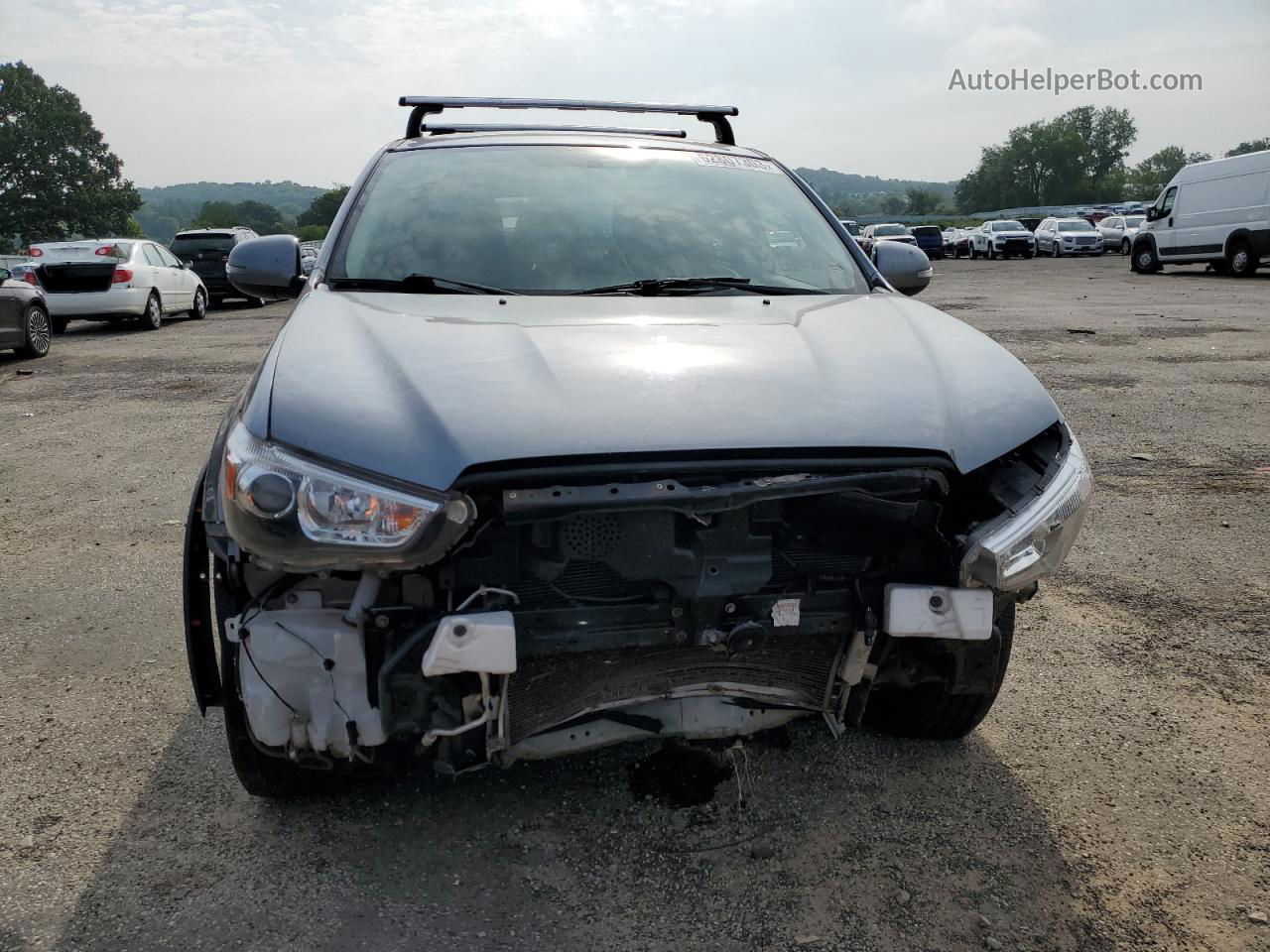 2017 Mitsubishi Outlander Sport Es Gray vin: JA4AP3AU5HZ009183