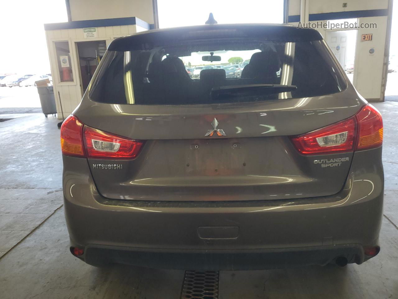 2017 Mitsubishi Outlander Sport Es Brown vin: JA4AP3AU6HZ014232