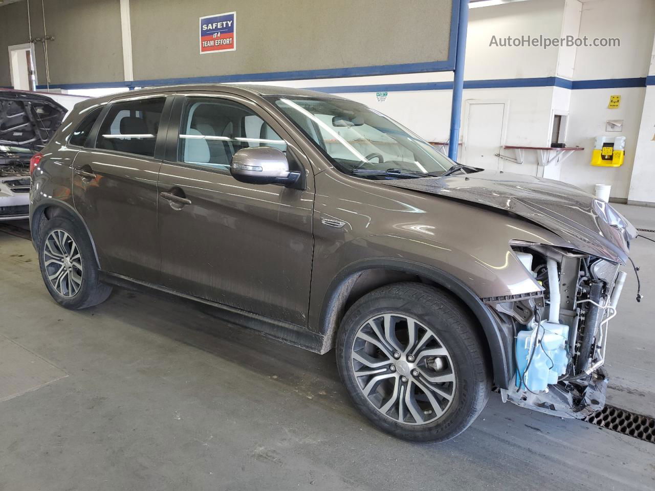 2017 Mitsubishi Outlander Sport Es Brown vin: JA4AP3AU6HZ014232