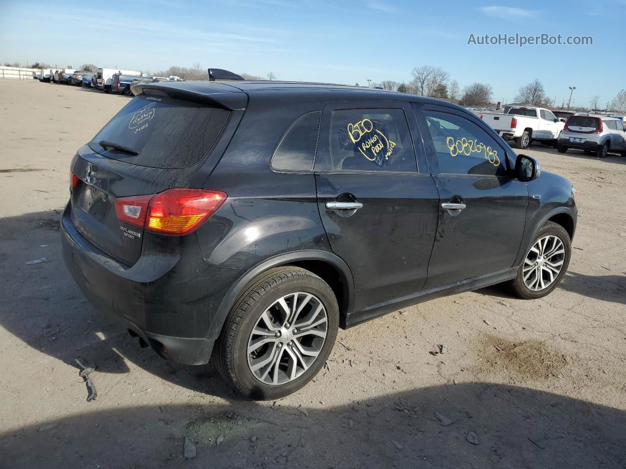 2017 Mitsubishi Outlander Sport Es Black vin: JA4AP3AU8HZ044249