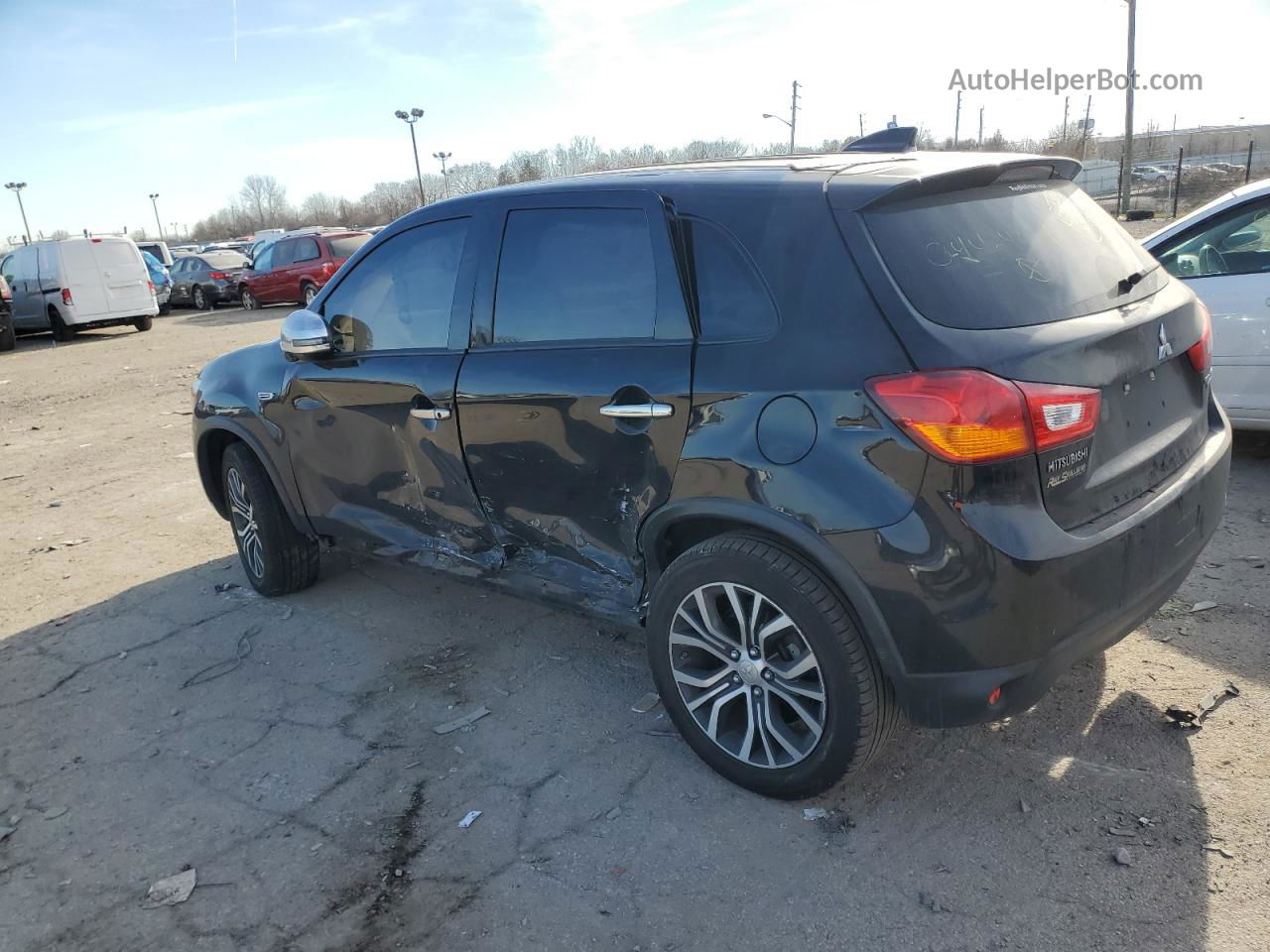 2017 Mitsubishi Outlander Sport Es Black vin: JA4AP3AU8HZ044249