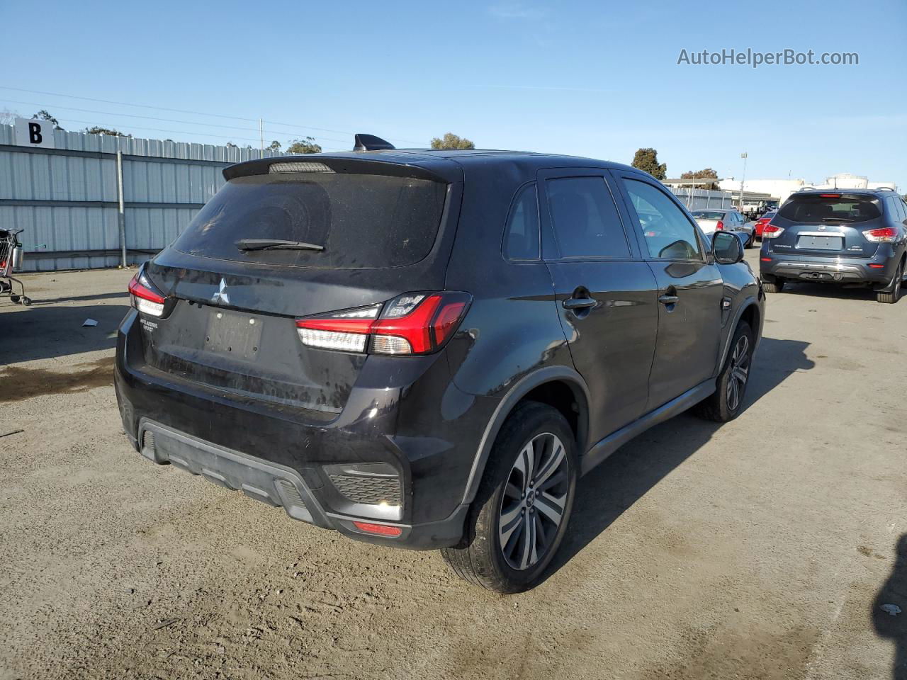 2020 Mitsubishi Outlander Sport Es Black vin: JA4AP3AU8LU004985