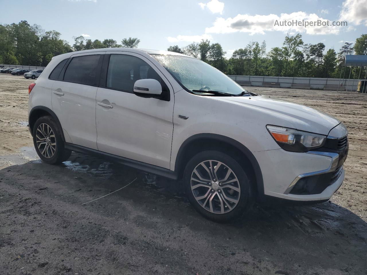 2016 Mitsubishi Outlander Sport Es Белый vin: JA4AP3AUXGZ031162