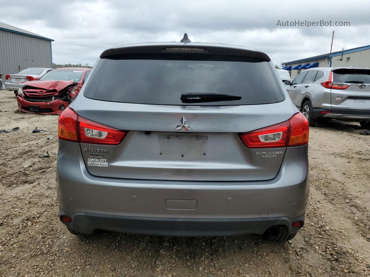 2017 Mitsubishi Outlander Sport Es Gray vin: JA4AP3AUXHZ068035